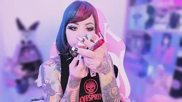 StripChat NikkiRamone is Freechat NikkiRamone — Saliva on my chest